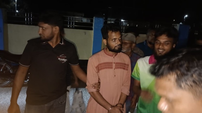 মাদক সেবনের অভিযোগে এক যুবককে আটক
