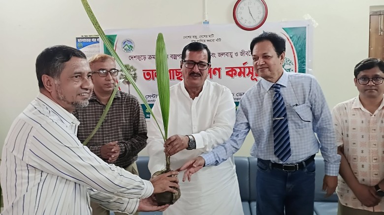 পরিবেশ রক্ষায় সিজিইডির উদ্যোগ, দেশের ১০ জেলায় ৭৫ হাজার বৃক্ষরোপণ, রাজশাহীতে শুরু হয়েছে তালগাছের চারা